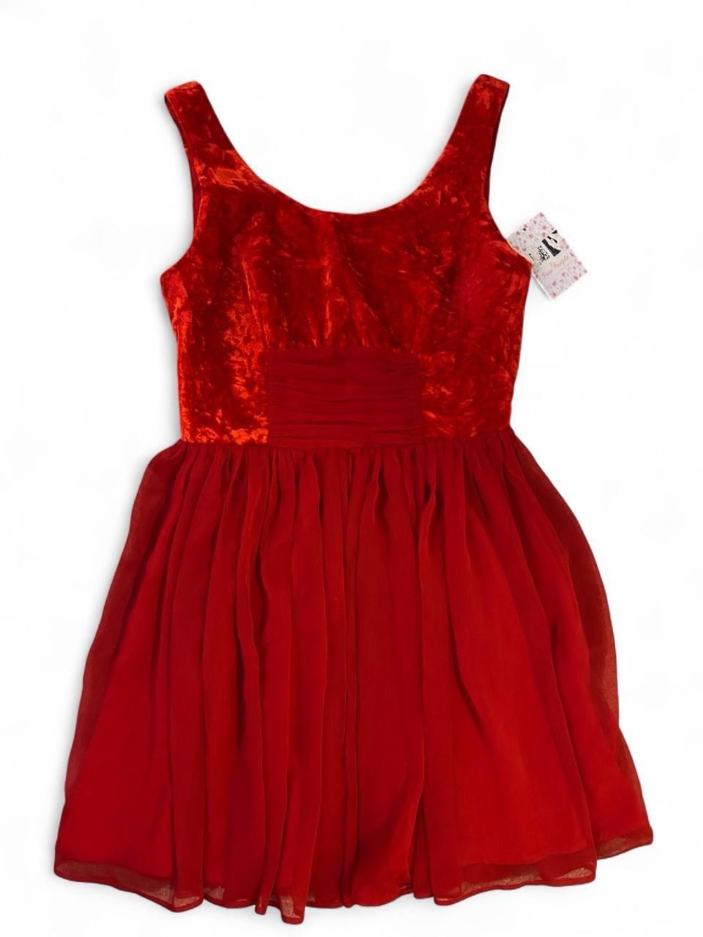 Free people red mini dress - Picture 1 of 2